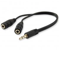 cable audio equip mini jack 35mm macho a 2 jack 35mm hembra