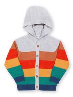 kite stripy knit hoody