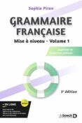 grammaire francaise superieur et formation continue vol 1 mise a n