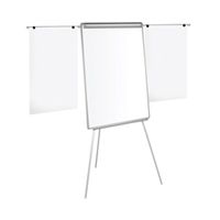 bi-office easy flipchart easel a1 white