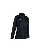 chubasquero joma trivor mujer negro rojo