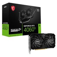 msi geforce rtx 4060 ti ventus 2x black oc 16gb gddr6 dlss3