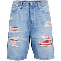 jack  jones short 12212441 tony-blue denim para hombre