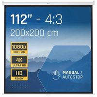 iggual manual screen 43 112 200x200 cm