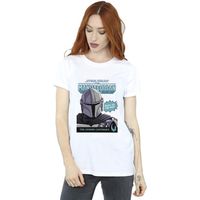 star wars the mandalorian camiseta manga larga bi45801 para mujer