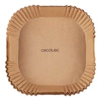 cecotec cecofry paper pack accessories papel para freidora de aire 150 unidades marron