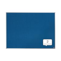 nobo essence blue felt notice board 600x450mm