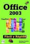 microsoft office 2003 facil y rapido