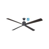 ventilador de techo con wifi casafan eco neo iii 180cm 952411w wengue  wengue y plata