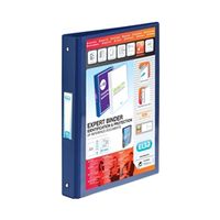 elba vision 25mm 4 o-ring binder pvc a4 blue