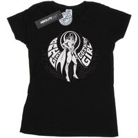 dc comics camiseta manga larga gotham girl para mujer