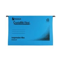 rexel crystalfile flexifile suspension file blue pack 50 - 3000041