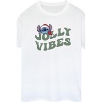 disney camiseta manga larga jolly chilling vibes para mujer