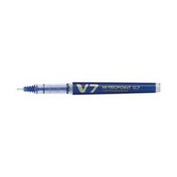 pilot refillable eco v7 07mm blue pk10