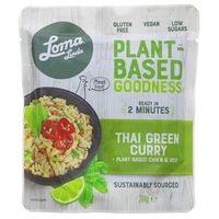 loma linda thai green curry ready meal - 284g