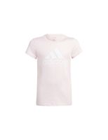 camiseta adidas essentials big logo rosa nina