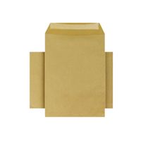 q-connect c4 envelopes pocket gummed 80gsm manilla pk 500 - kf3428