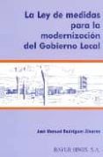 la ley de medidas para la modernizacion del gobierno local