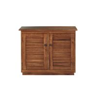 mueble de bano de madera de caoba maciza de 97 cm