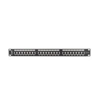 patch panel lanberg 24 puertos 1u cat6 sftp 19 rack negro