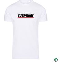 subprime camiseta shirt stripe white para mujer