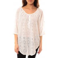 lara ethnics camisa chemisier maria blanc para mujer