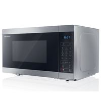 sharp yc-mg81e-s microondas con grill 28l 900w negroplata