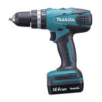 makita hp347dwe taladro combinado  bateria 144v