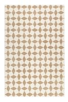 alfombra tejida beigetaupe para salon dormitorio 150x80