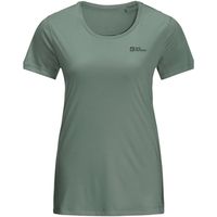 jack wolfskin camiseta tech tee w para mujer