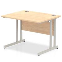 impulse cantilever 1000 rectangle desk maple - i000348