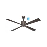 ventilador de techo casafan eco neo iii 132cm con wifi 949242w motor bronce wengue y plata