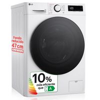 lg f2wr5s08agw lavadora de carga frontal 8kg a blanca