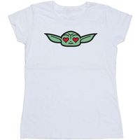 disney camiseta manga larga the mandalorian para mujer