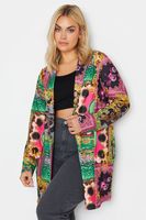 limited collection blazer verde y rosa estampado azulejo mujer curvy y tallas grandes limited collection