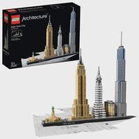 kit de construccion lego  21028 ciudad de nueva york para ninos a partir de 12 anos 598 piezas