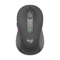 mouse raton logitech m650 mediano optico wireless inalambrico grafito