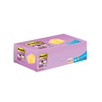 post-it super sticky notes 127x76mm cabinet canary yellow 24 pack