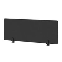 air desktop screen 1200x400mm charcoal fabric