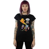 marvel camiseta manga larga avengers invaders para mujer