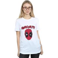 deadpool camiseta manga larga seriously para mujer