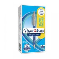 paper mate pens - pack of 12 flexgrip elite ball - s0767610