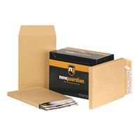 new guardian envelopes heavyweight peelseal gusset 25mm pack 100