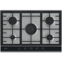 haier series 4 hahg7w5xh encimera gas de 5 fuegos 75cm inox