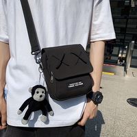 bolso de mensajero para hombres estilo harajuku mini bolso bandolera casual para telefono movil