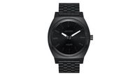 reloj nixon time teller solar unisex negro blanco