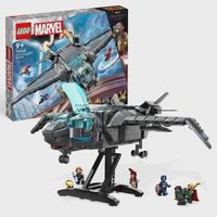 set de juguetes de construccion lego marvel 76248 quinjet de los vengadores aeronave de los