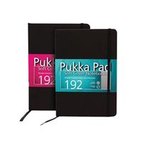 pukka pad signature soft cover notebook casebound a5 black - 6981-sig