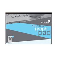 silvine graph pad 1510mm 50 sheets a3 a3gp1510