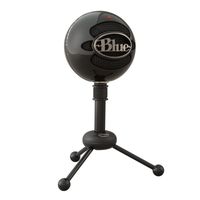 blue microphones snowball microfono usb negro con dos patrones de captacion versatiles